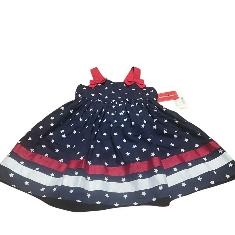 NWT Gymboree 18-24 mths patriotic American Cutie navy blue & star print